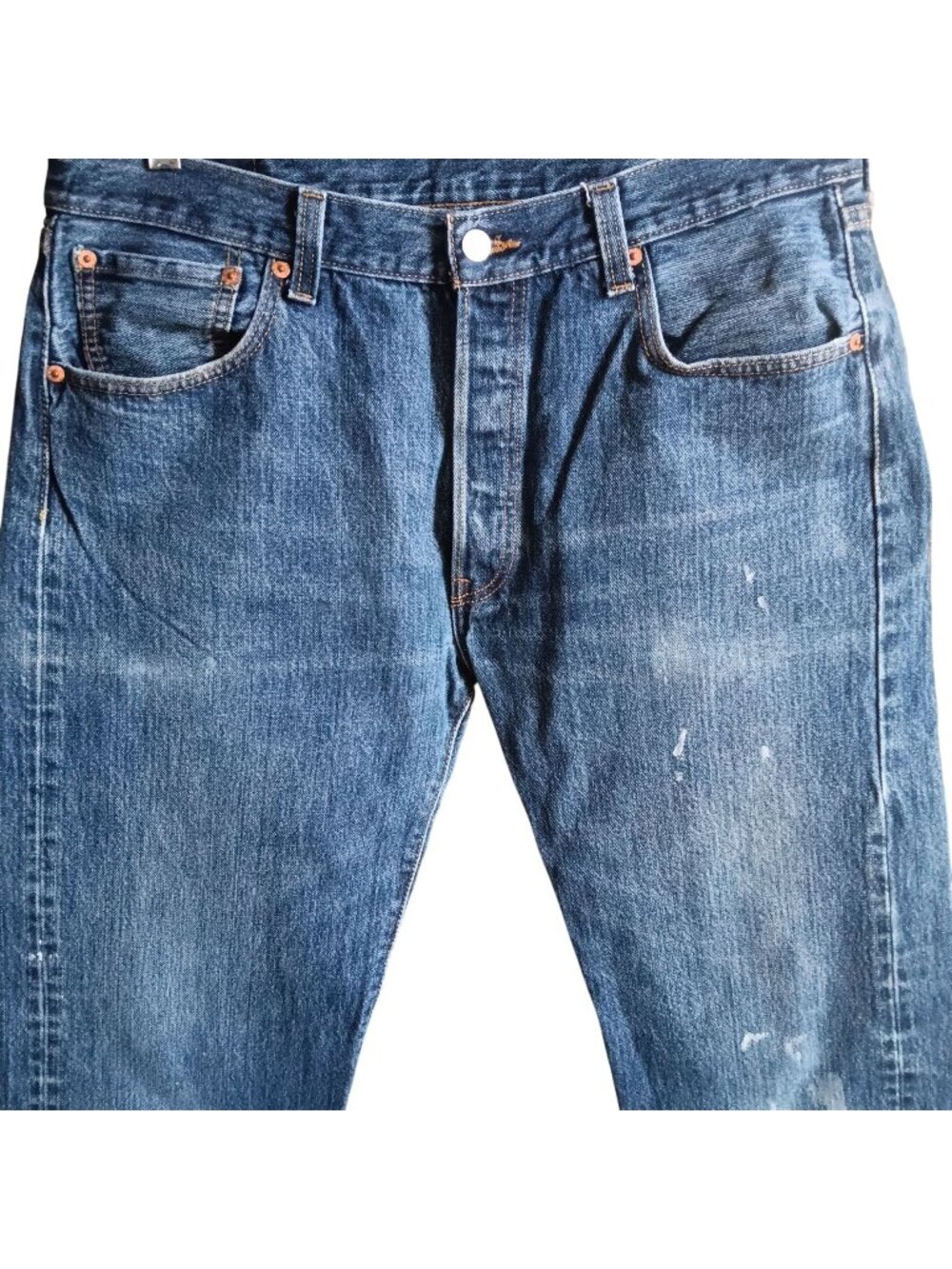 Levi's 501 Jeans 36x31 Vintage Mens Y2K Buttonfly Denim Grunge Rock Fade